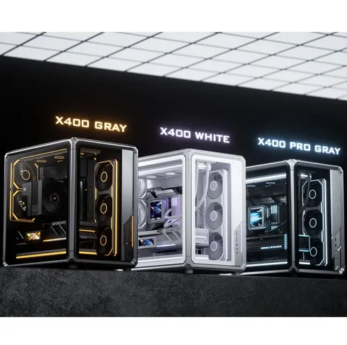 Case PC JONSBO X400 Grey – ATX Mid Tower| VGA 427mm| AIO 360mm